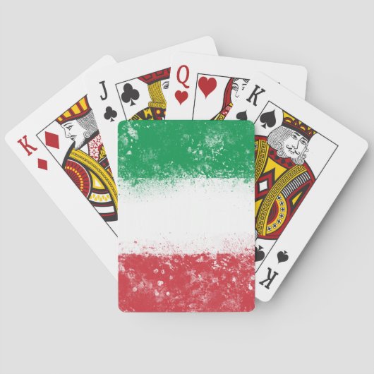 イタリア国旗 トランプ (裏面)