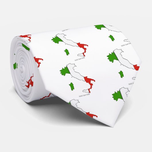 イタリア国旗 ネクタイ (ロール)