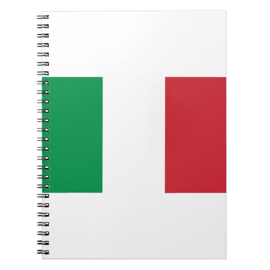 イタリア国旗 ノートブック (正面)