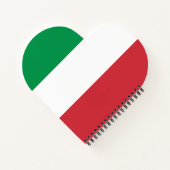 イタリア国旗 ノートブック (裏面)