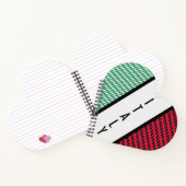 イタリア国旗 ノートブック (内部)