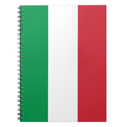 イタリア国旗 ノートブック (正面)