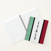 イタリア国旗 ノートブック (内部)