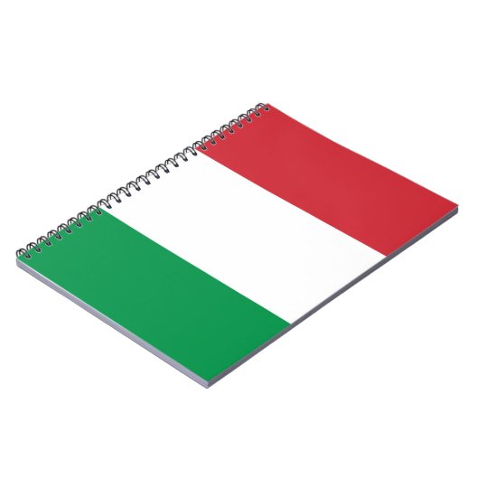 イタリア国旗 ノートブック (左側)