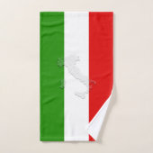 イタリア国旗 バスタオルセット (ハンドタオル)