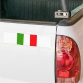 イタリア国旗 バンパーステッカー (トラック上)