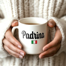 イタリア国旗 パドリーナ マグカップ - 教母へのギフト