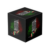 イタリア国旗 フォトキューブ (裏面アングル)