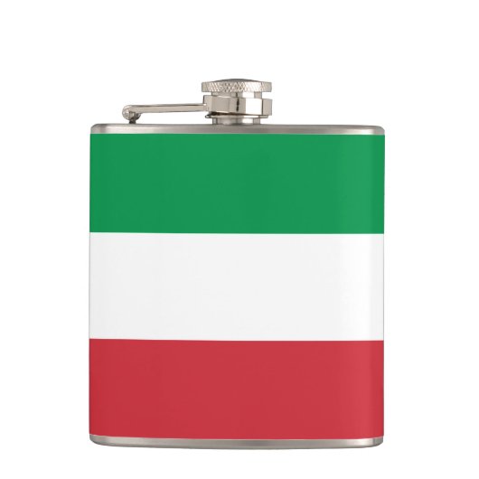 イタリア国旗 フラスク (正面)