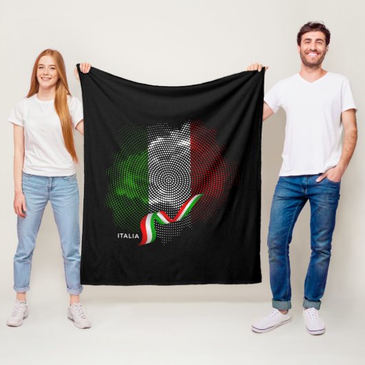 イタリア国旗 フリースブランケット (インサイチュ)
