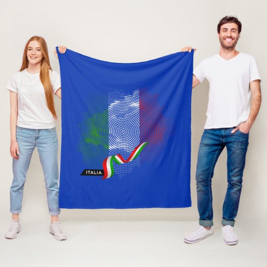 イタリア国旗 フリースブランケット (インサイチュ)