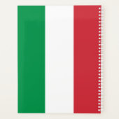 イタリア国旗 プランナー手帳 (裏面)