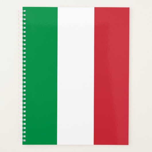 イタリア国旗 プランナー手帳 (正面)