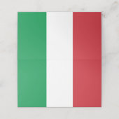 イタリア国旗 プレイスカード (外部開封)