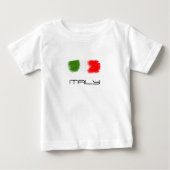 イタリア国旗 ベビーTシャツ (正面)