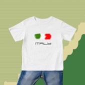 イタリア国旗 ベビーTシャツ
