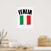 イタリア国旗 ポスター (キッチン)