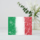 イタリア国旗 ポストカード (スタンド正面)