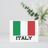 イタリア国旗 ポストカード (スタンド正面)