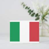 イタリア国旗 ポストカード (スタンド正面)