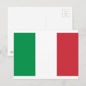 イタリア国旗 ポストカード (正面/裏面)