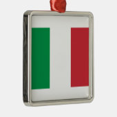 イタリア国旗 メタルオーナメント (右)