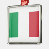 イタリア国旗 メタルオーナメント (左)