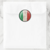 イタリア国旗 ラウンドシール (バッグ)
