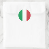 イタリア国旗 ラウンドシール (バッグ)