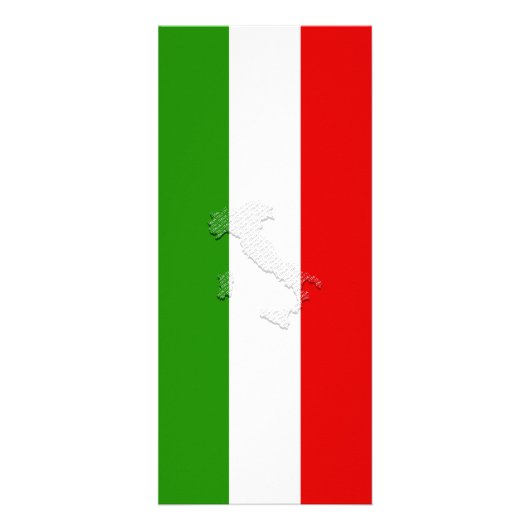 イタリア国旗 ラックカード (正面)