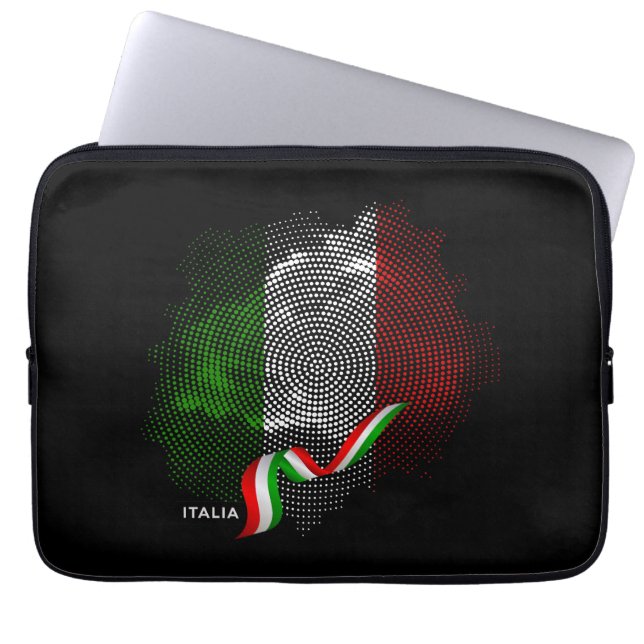 イタリア国旗 ラップトップスリーブ (正面)