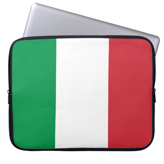イタリア国旗 ラップトップスリーブ (正面)