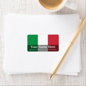 イタリア国旗 ラベル (インサイチュ)