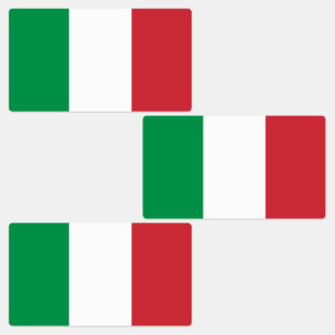 イタリア国旗 ラベル