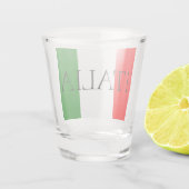 イタリア国旗 ラージ ITALIA ショットグラス (裏面)