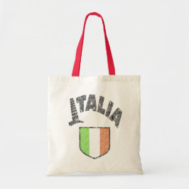 イタリア国旗 ヴィンテージ キャンバストートバッグ トートバッグ