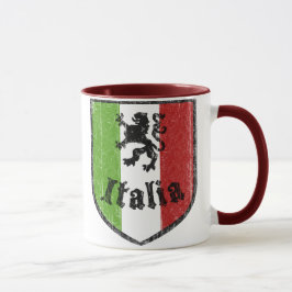 イタリア国旗 ヴィンテージ コーヒーマグ マグカップ