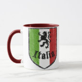 イタリア国旗 ヴィンテージ コーヒーマグ マグカップ (左)