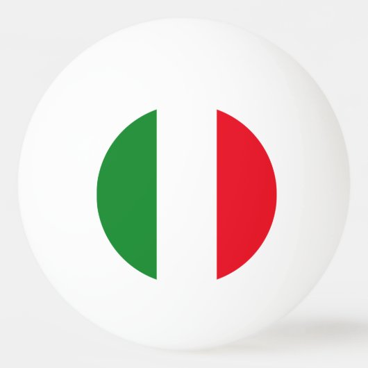 イタリア国旗 卓球ボール (正面)