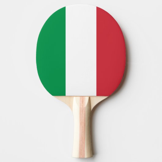 イタリア国旗 卓球ラケット (正面)