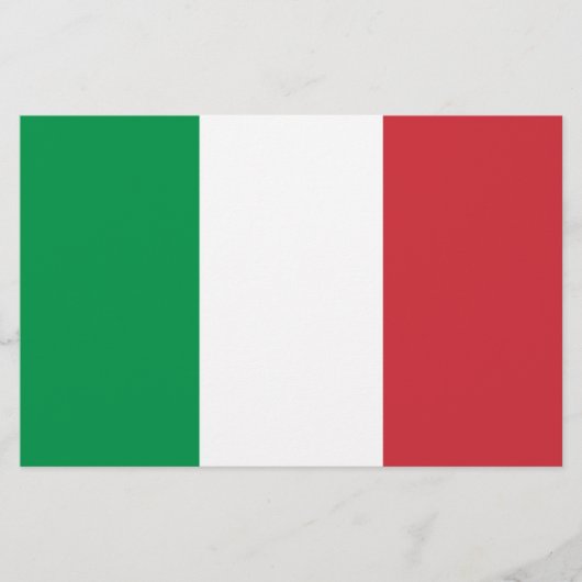 イタリア国旗 文房具 便箋 (正面)