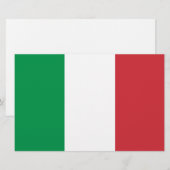 イタリア国旗 文房具 便箋 (正面/裏面)