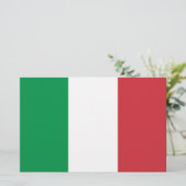 イタリア国旗 文房具 便箋 (スタンド正面)