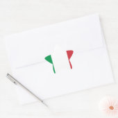 イタリア国旗 星シール (封筒)
