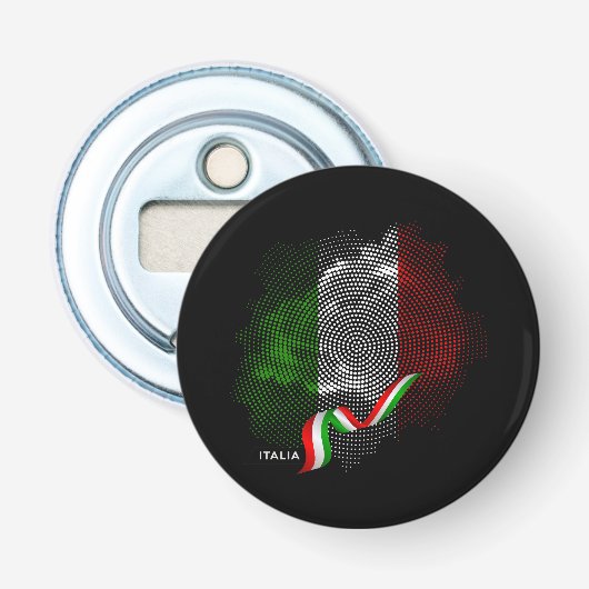 イタリア国旗 栓抜き (正面)