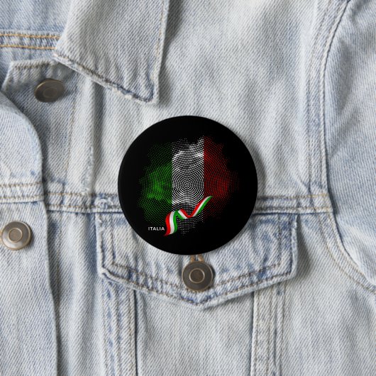 イタリア国旗 缶バッジ (インサイチュ)
