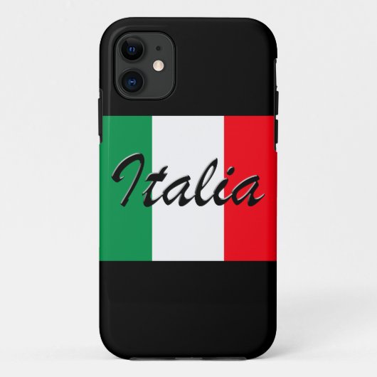 イタリア国旗 – 高品質 Case-Mate iPhoneケース (裏面)