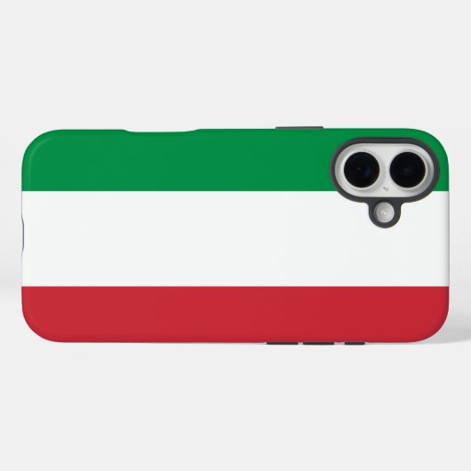イタリア国旗 Case-Mate iPhoneケース (裏面 (横))