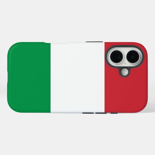 イタリア国旗 Case-Mate iPhoneケース (裏面 (横))