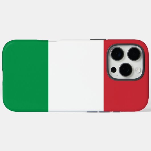 イタリア国旗 Case-Mate iPhoneケース (裏面 (横))